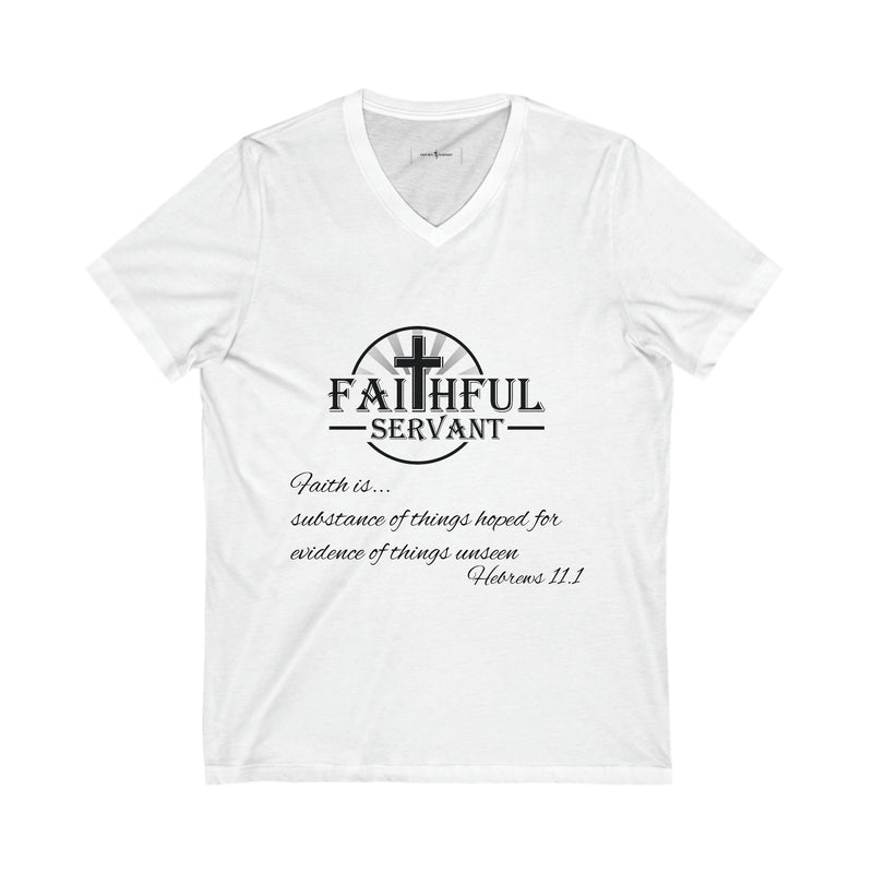 Faithful Servant Short Sleeve V-Neck Tee