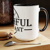 Faithful Servant Sunrise Two-Tone Coffee Mugs, 15oz