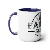 Faithful Servant Sunrise Two-Tone Coffee Mugs, 15oz