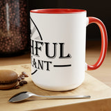 Faithful Servant Sunrise Two-Tone Coffee Mugs, 15oz