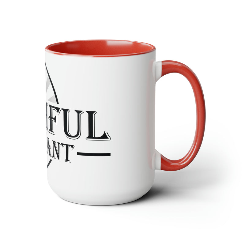 Faithful Servant Sunrise Two-Tone Coffee Mugs, 15oz