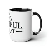 Faithful Servant Sunrise Two-Tone Coffee Mugs, 15oz