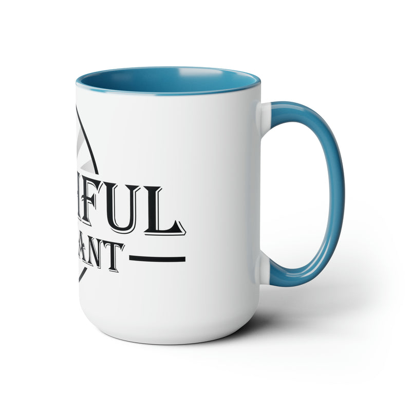 Faithful Servant Sunrise Two-Tone Coffee Mugs, 15oz